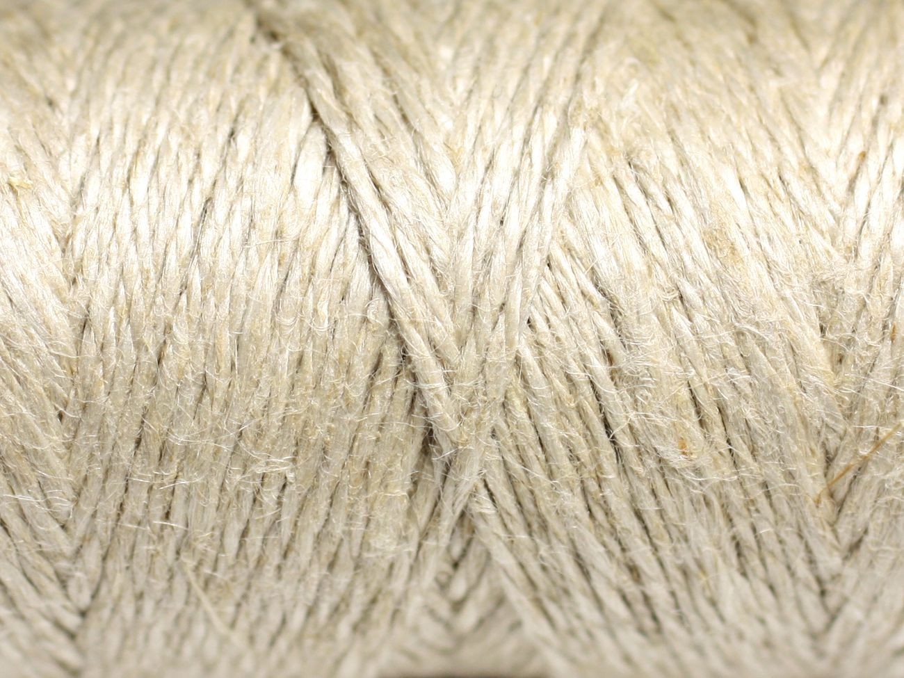 Bobine fil ficelle chanvre 0.8mm beige écru de 160m pour loisirs créatifs et emballage naturel