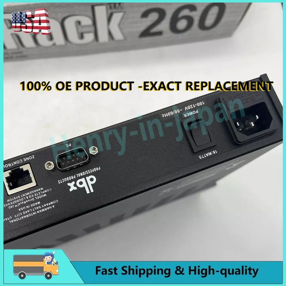 Drive Rack 260 DBX DriveRack 2x6 Speaker Management Processor PROAUDIOSTAR US - Image 3 of 4