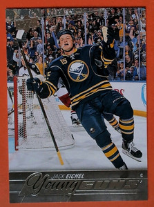 JACK EICHEL YOUNG GUNS 2015-16 UPPER DECK SERIES 2 ROOKIE #451 RC SABRES.. VEGAS