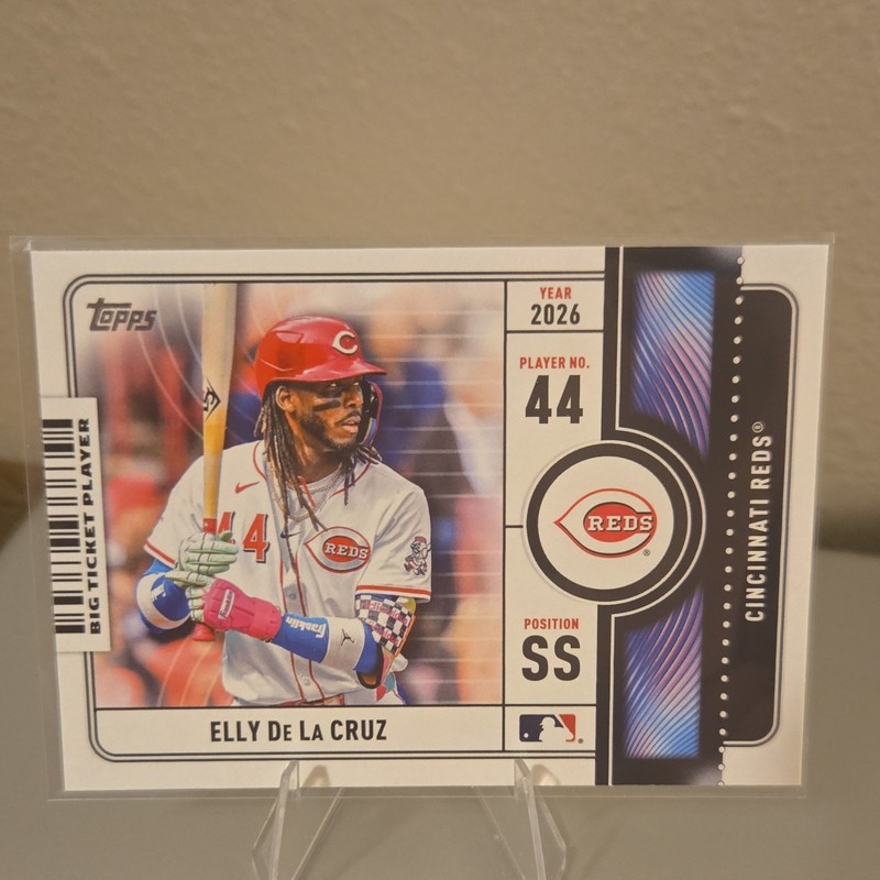 Topps Series 1 2026 Elly De La Cruz Cincinnati Reds Big Ticket Players #BTP-5