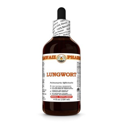Lungwort (Pulmonaria Officinalis) Tincture, Dried Leaf Liquid Extract