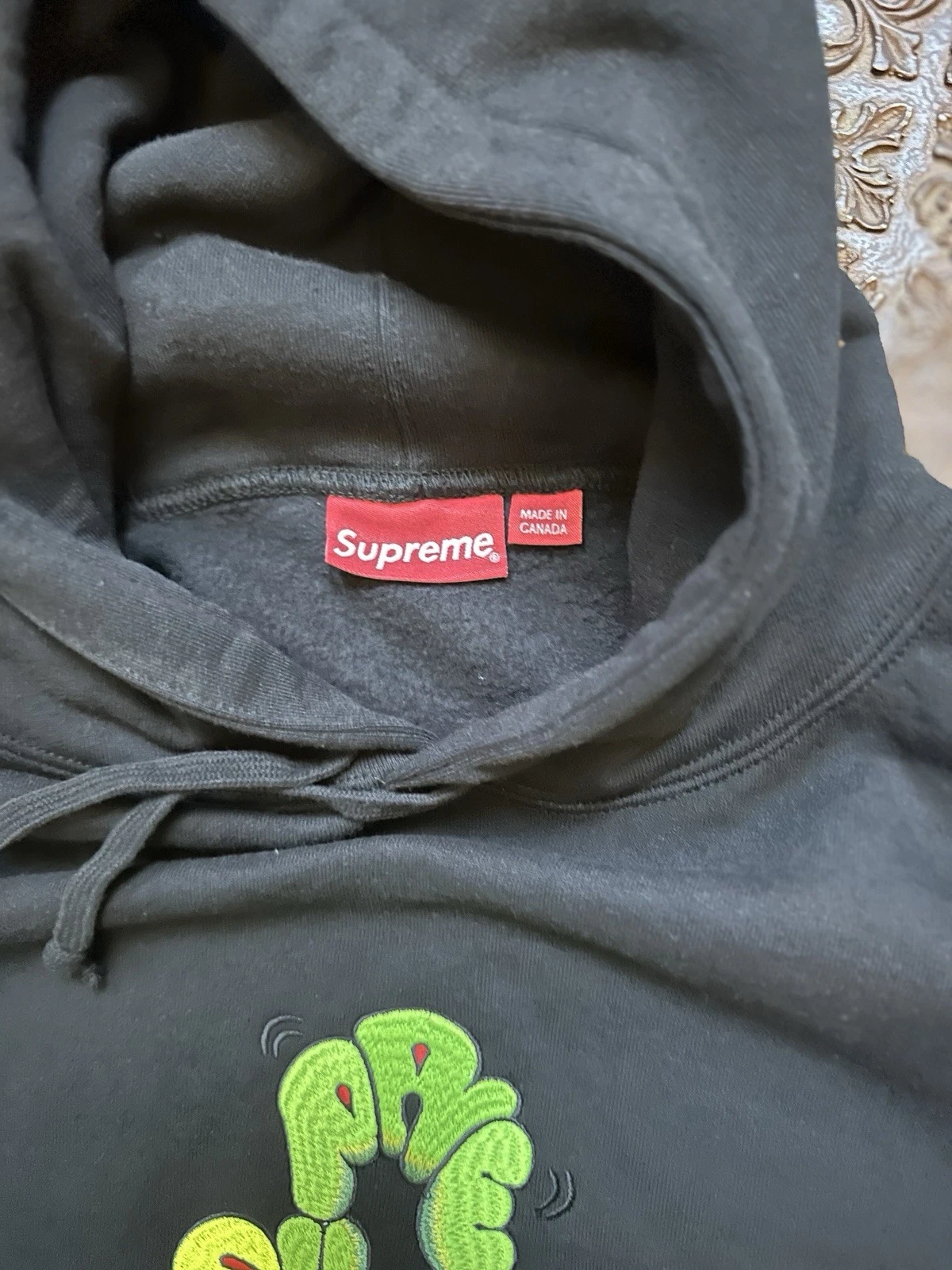 Felpa con cappuccio grande Supreme Dont Care