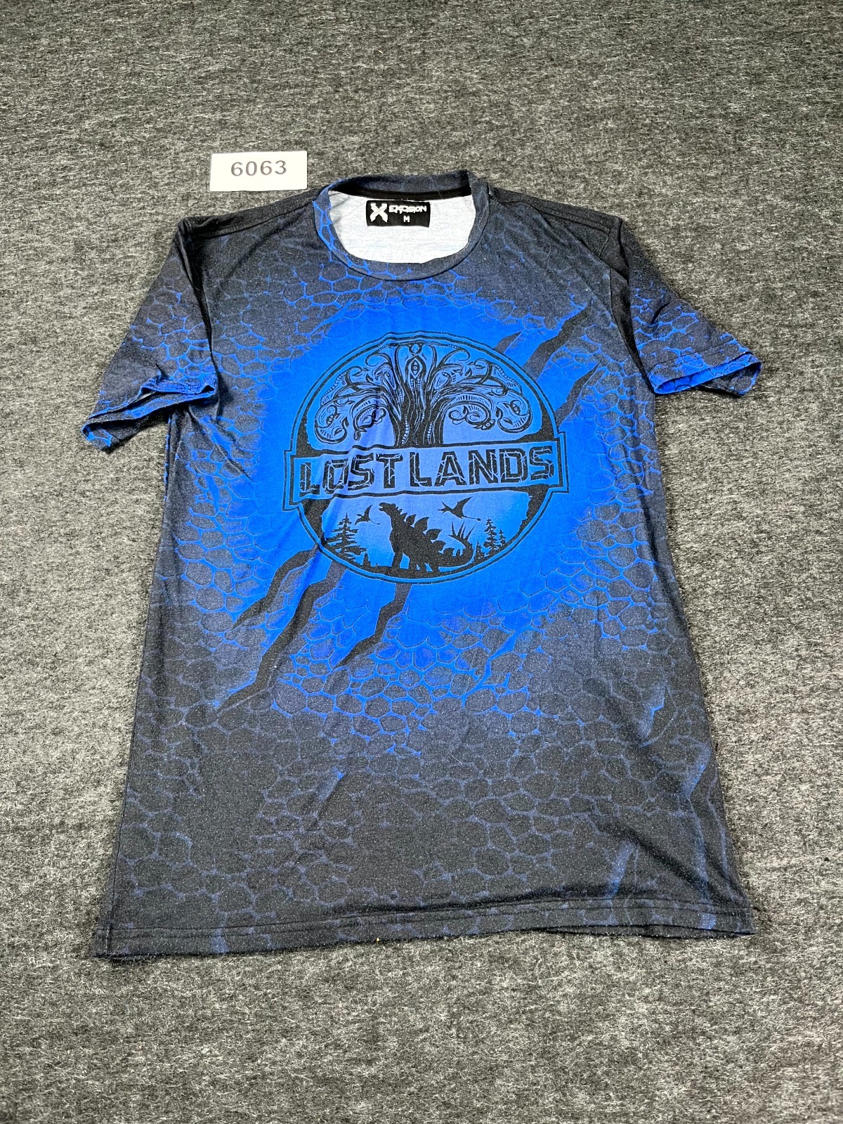 T Shirt Blue Graphic Lost Lands 2021 Music Festival Event Merch