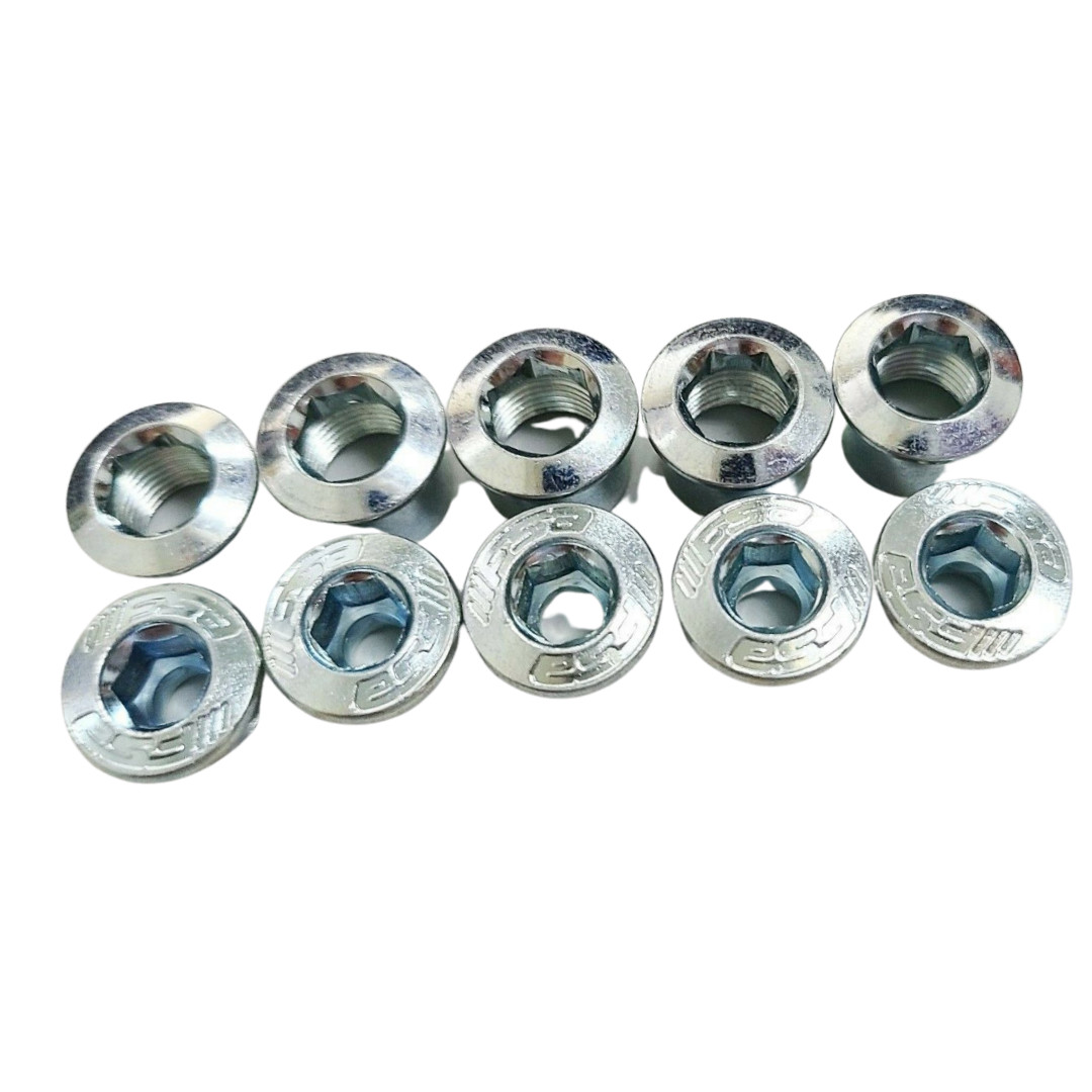 FSA Chainring Chainset Bolts Road Set of 5 PCS 5mm 6mm Double Fit Shimano