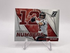 2022 Zenith Football TOM BRADY BEHIND THE NUMBERS PRIZM #BN-TB Buccaneers M29