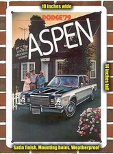 Metal Sign - 1979 Dodge Aspen