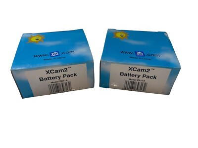 TWO X10 Battery Pack w/Adaptor ZB11A-C / ZB10A for use with XC10A color camera