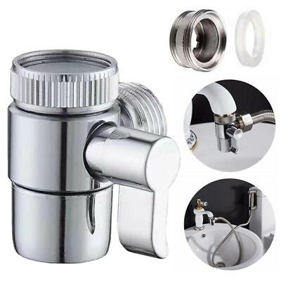 Universal Switch Faucet Adapter Kitchen Sink Splitter Diverter Valve O3Z7