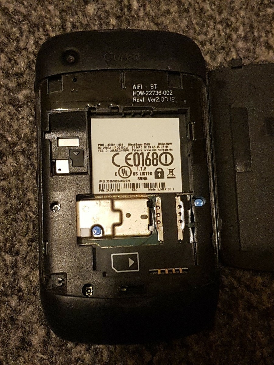 BlackBerry Curve 8520 - Black (Vodafone) Smartphone good condition