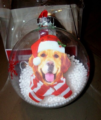 corgi snow globe