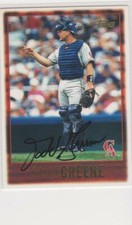 AUCTION TODD GREENE CALIFORNIA ANGELS 1997 TOPPS #288  AUTOGRAPHED CARD