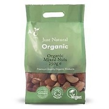 Just Natural Organic | Organic Mixed Nuts 250g | 1 x 250g