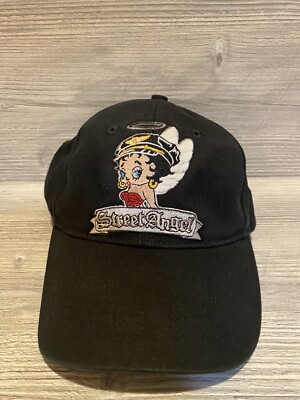Betty Boop Angel Baseball Hat - Betty Boop Street Angel Patch Hat