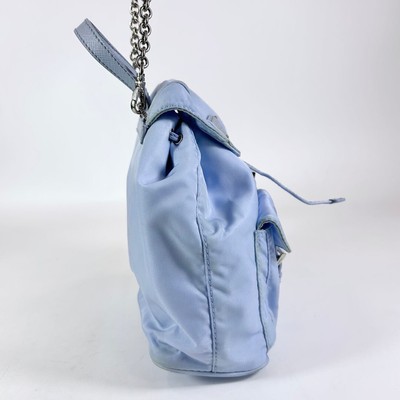 Prada Re-Nylon Mini Backpack Light Blue | eBay display picture 1