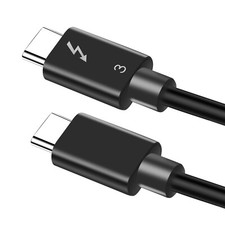 For PC Intel Certified Thunderbolt 3 Cable 40Gbps 100W Gen 3 USB 4 Type C Cable