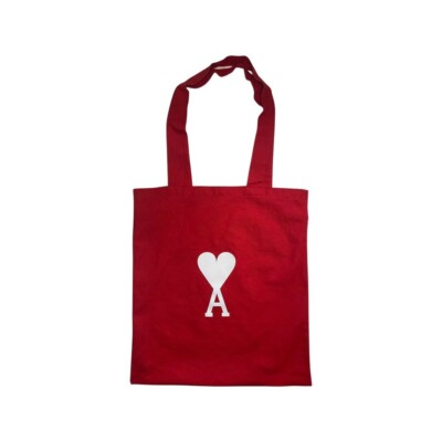 AMI Alexandre Mattiussi x Vogue France FW22 Tote Bag Red (2022) NEW! 