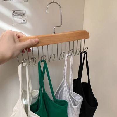 Multi-functional Women Storage Bra Hanger Sturdy Durable Home Wardrobe Hanger^