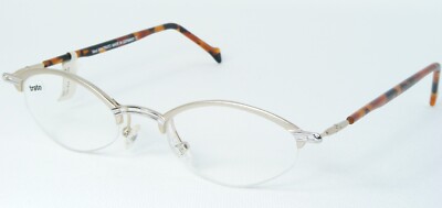 TRATO M14 572 PALE GOLD /SILVER /TORTOISE UNIQUE EYEGLASSES 48-22-145mm Germany