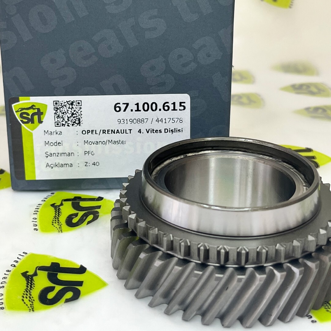 バッジ16 PF6 PK5 PK6 MOVANO MASTER 4TH SPEED GEAR SET Z: 40/41 8200184047