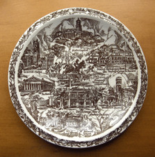 Vernon Kilns Nashville Tennessee collector plate~California pottery~made in USA