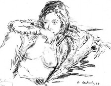 HALBAKT - ROLAND LADWIG - LITHOGRAFIE - HANDSIGNIERT + NUMMERIERT 153/200