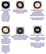 1EA NEW OIL SEAL KIT (6 SEALS) (ALL ATC90) AND (1979-1980 ATC110) Y3064