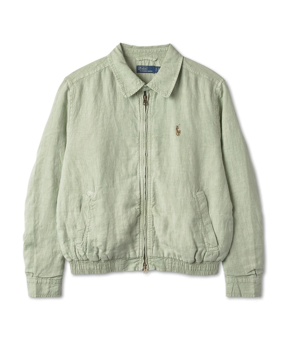 Green polo deals windbreaker