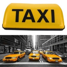 12v Taxi Cab Sign Roof Top Topper Car Magnetic Lamp LED Light Waterproof