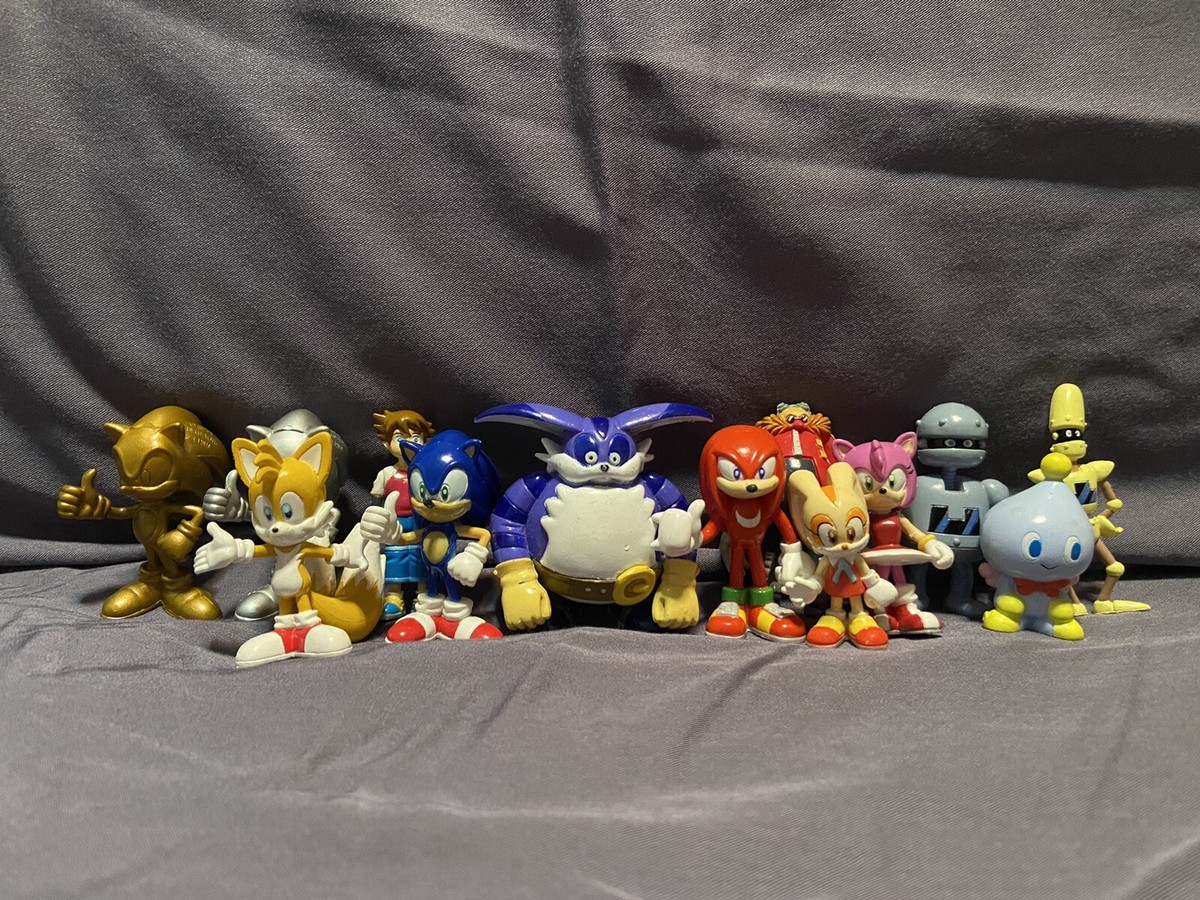Sega Sonic X PVC Mini Figure FULL Set Of 13! Gashapon 2003