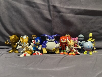 Sega Sonic X PVC Mini Figure FULL Set Of 13! Gashapon 2003