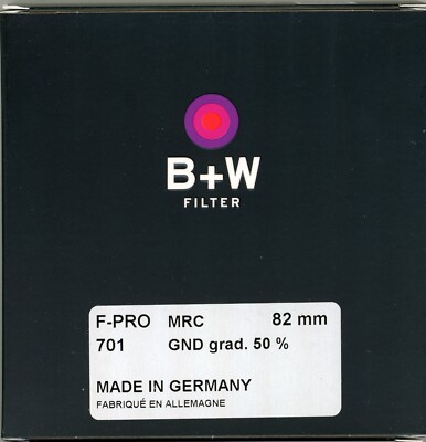 B+W 82 mm MRC 701M Soft-Edge abgestufte Neutraldichte 0,3 Filter (1-Stopp)