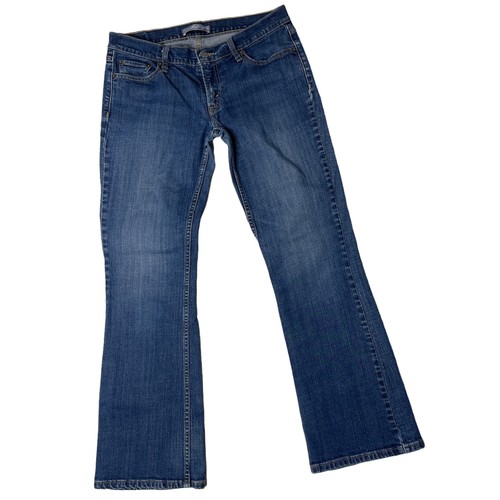 Levis 524 Bootcut Blue Jeans Size 11 