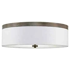 Kira Home Walker 20" Large Mid-Century Modern 3-Light Flush Mount Ceiling Light,