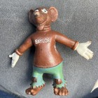 Vintage 1950's Baylor Bears Hard Rubber W. Germay Made Mascot Figure Early Old