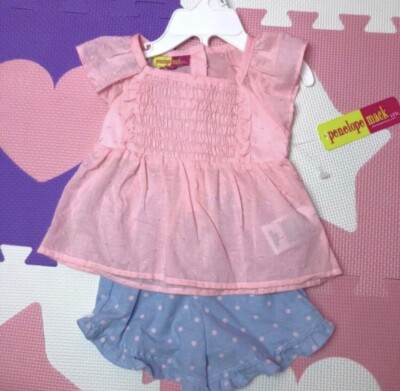 Penelope Mack Baby girl 2 piece summer set 6-9 months