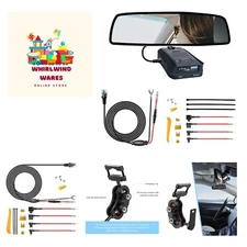 Radar Detector Rearview Mirror Rod Mounting Bracket and Radar Direct Power Co...