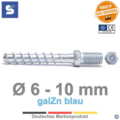 HECO-MULTI-MONTI-plus ST Betonschrauben - Stockanker metrisches Anschlussgewinde