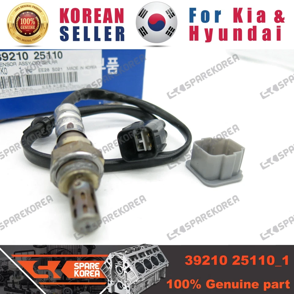 Genuino/OEM 3921025110 CONJUNTO SENSOR OXÍGENO, RR para Hyundai Sonata (NF) Foto 2 de 2