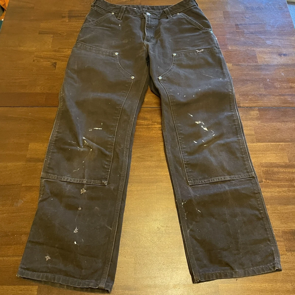 Vtg Carhartt Pants Jeans 30 x 29 Logger Double Front WIP Womens