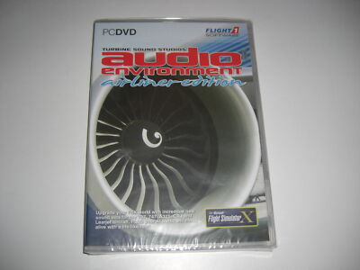 AUDIO ENVIRONMENT - AIRLINER EDITION PC Add-On Flugsimulator Sim X FSX - NEU