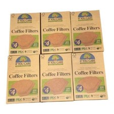 600 Coffee Filters No 4 If You Care Unbleached Compostable TCF