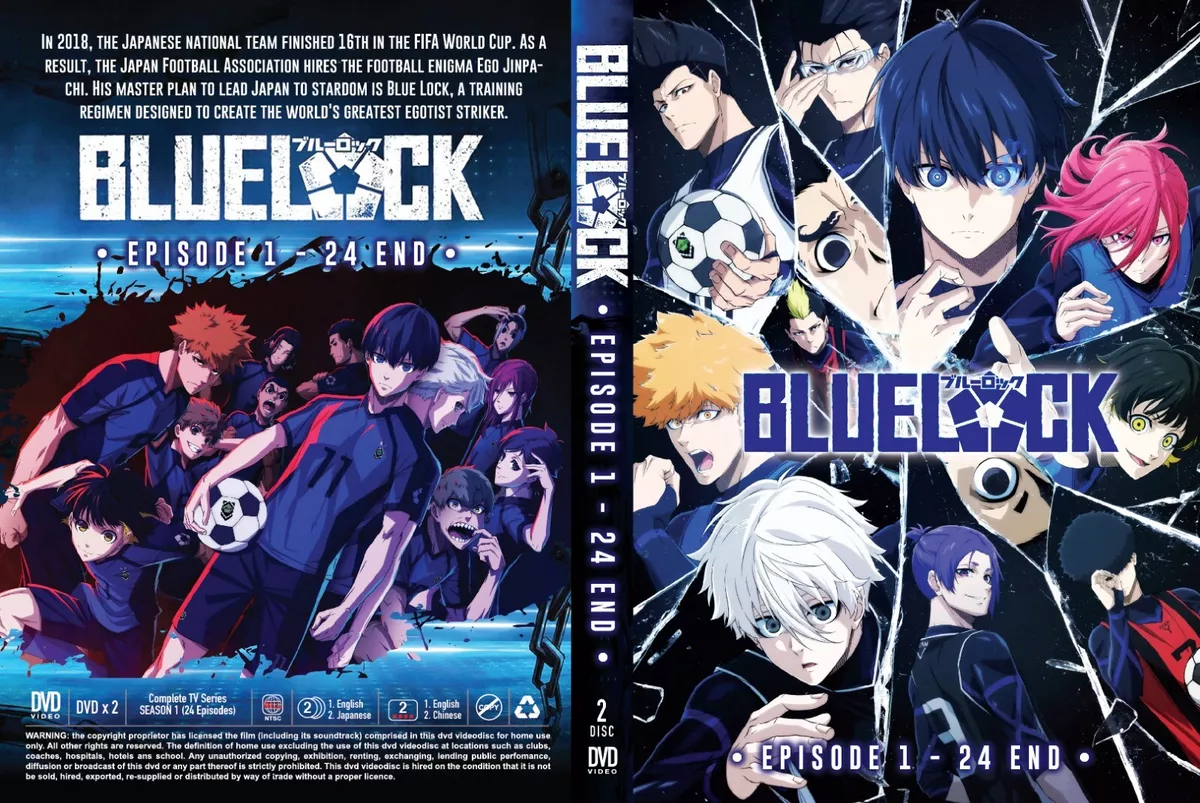 DVD Complete Series Blue Lock ブルーロック Epi . 1-24 End - English Dubbed