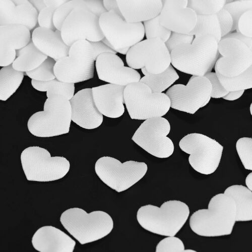 1000Pcs Polyester Heart Shaped Flower Petals Wedding Decorations(white) CT0 - Picture 1 of 12