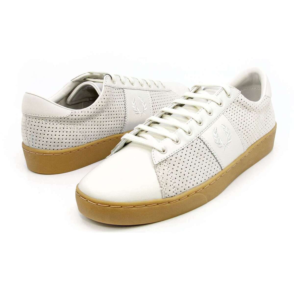 Fred Perry Men Spencer Mesh/Suede/Canvas/Leather Tennis Fred Perry Men Spencer Mesh/Suede/Canvas/Leather Tennis
