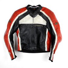HEIN GERICKE giacca biker vintage PSX uomo taglia 50 (M) pelle giacca moto anni 80
