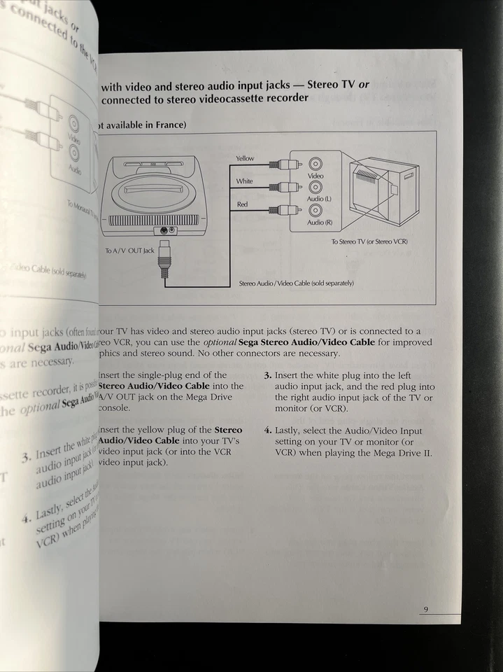 SEGA Mega Drive II Instruction Manual Original - Image 3 of 4