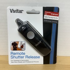 Vivitar Wired Remote Shutter Release for Canon Pentax Samsung DSLR Cameras