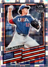 2026 Panini Liam Peterson USA Stars & Stripes Silver Pandora Lot of 16