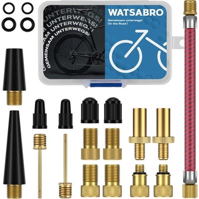Fahrradventil Adapter Set Fahrradpumpe Autoventil Franz sisches Ventil Zubehör