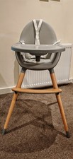 Babylo Q 2 In 1 High Chair with Removable Tray for Babies & Toddlers Grey